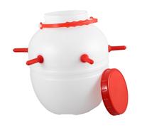 FRCOLOR Lamb Feeding Bottle Thickened Plastic Feeder with Nipples Silicone Material Capacity for Sheep Dogs Pigs and Other Livestock Durable and Temperature Resistant Random Color