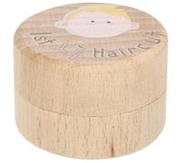 FRCOLOR Lanugo Memorial Box Haircut Box for First Haircut Boy Girl Childhood Memory