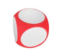 FRCOLOR Large Blank Foam Dice Dry Erase Erasable Sponge Cube for Math Teaching Lightweight Portable Jumbo Dice for Classroom Parties and Outdoor Games