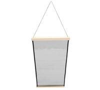 FRCOLOR Large Capacity Mesh Fabric Jewelry Display Frame Rack for Rings and Studs, Black Plastic Earring Holder with Break Resistance, Elegant and Chic Jewelry Organizer Stand for Store Or