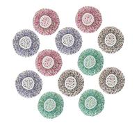 FRCOLOR Large Shower Caps for Women Disposable Eva Hair Cap Double-layer Waterproof Hair Cover for Shower Fashionable Discreet Easy to Use Random Color