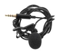 FRCOLOR Lavalier Microphone Clip on Tiny Recording Mic for Phone Computer and Video with Omnidirectional Condenser Professional Lapel Mic for Lectures Interviews and Streaming