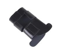 FRCOLOR Leather Trumpet Piston Protector Cover in Black for Trumpet Valves Easy to Take and Corrosion Resistant for Instrument Protection