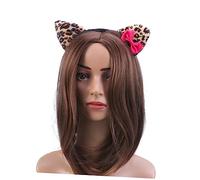 FRCOLOR Leopard Print Hair Band Wide Carnival Cosplay Headwear Halloween Party Accessory