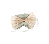 FRCOLOR Light Blocking Silk Bow Eye Mask with Adjustable Strap for Women Soft Comfortable Sleep Mask for Travel Home Office Stylish Cute Design Total Darkness Versatile Use