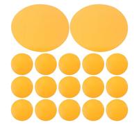 FRCOLOR Lighting Color Film 20Pcs 50Mm Orange Gel Discs for Living Room Ambient Light Filter Removable Adhesive Stickers for Dimming and Video Light Correction