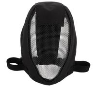 FRCOLOR Lightweight Protective Fencing Mask for Adults with Iron Mesh and Oxford Cloth Construction, Comfortable Full Face Gear Offering Excellent Visibility, for Fencing Training