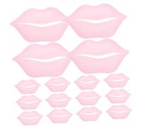 FRCOLOR Lip Caring Masks 20pcs Collagen Lip Mask Compact for Home and Travel Random Style