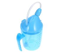 FRCOLOR Liquid Diet Feeding Cup with Flow Control Lid for Disabled Patients Elderly Pregnant Women Non-Spill Reusable Nursing Mug Lightweight Safe Drinking Cup