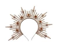 FRCOLOR Lolita Crown Hairband for Girl Goddess Crown Headpiece for Birthday Party