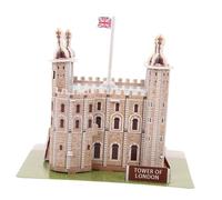 FRCOLOR London Tower Building Puzzle Kit for Adults and Paper Model DIY Educational Architecture Required Fun and Challenging Construction for Learning and Display