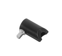 FRCOLOR Long Black Cymbal Clamp Holder Adapter for Electronic Drum Kits Fit Cymbal Support Bracket with Enhanced Stability and Plastic Metal Construction Compatible with Roland and Other