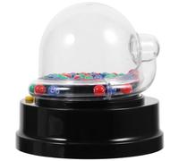 FRCOLOR Lottery Ball Machine Portable Lightweight Electronic Toy Plastic Bingo Machine Party Supplies for Cafe and Dance Hall