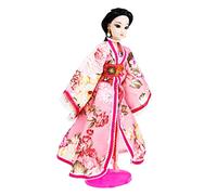 FRCOLOR Lovely Hanfu Simulation Doll Small Chinese Style Doll for Dressing Up Home Decoration and Festive Celebrations Break Resistant and Delicate Design