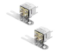 FRCOLOR Magnetic Head Metal Dual Channel Components 2pcs for Cassette Tape Recorder with Enhanced Clarity and Stereo Performance with Independent Buttons, Replacement Parts for Tape Deck