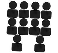 FRCOLOR Magnetic Mount Metal Plates for Phone Holder Matte Black Adhesive Stickers Practical Plates Compatible with Car Dashboard and Vent Magnetic Brackets with Smooth Edges