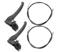 FRCOLOR Manual Wheelchair Brake Handle Assembly with Rapid-actuating Linear Brake Lever and Wear-Resistant Metal and Plastic Construction, Suitable for Outdoor Activities and Public