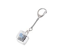 FRCOLOR Mechanical Keyboard Tester Keychain Blue Portable Keyboard Accessory with Base