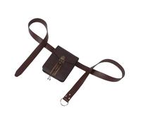 FRCOLOR Medieval Viking Belt Bag with Steampunk Style Retro PU Leather Waist Pouch for Men Functional Hands Cycling Hiking Cosplay Accessory Stylish Renaissance Festival Hip Pack