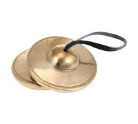 FRCOLOR Meditation Cymbal Bell Cymbals Bell for Religious Ceremony Small Hand Yoga Tibetan Tingsha Craft
