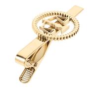 FRCOLOR Men's Gold Stainless Steel Libra Tie Clip with Justice Scale Symbol, Lawyer Tie Pin for Wedding, Business, and Law School Accessories