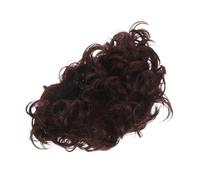 FRCOLOR Men's Short Curly Afro Wig Lightweight Synthetic Hairpiece for Men Comfortable Natural Look Baldness Covering Costume Wigs for Cosplay Party Events
