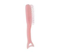 FRCOLOR Mermaid Detangling Hair Brush Static Comb Scalp Gua Massage Tool for Women Curly Hair Detangler Macaron Pink