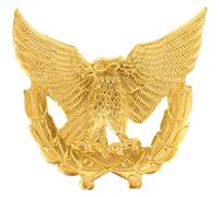 FRCOLOR Metal Badge Pin Security Uniform Accessory with Polished Finish and Alloy Eagle Design for Personal and Professional Use