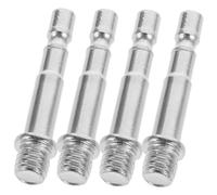 FRCOLOR Mic Stand Adapter Sturdy and Professional Recording Microphone, Shock Mount 4pcs Metal Screw Type 3/8 to 1/4 Converter Easy to Store Microphone Stand Accessory