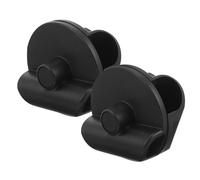 FRCOLOR Microphone Holder Clip Easy to Install and Maintain 2pcs Universal Crossbar Clamp Rotating Abs and Iron Material for Live Broadcast Equipment for Studio Microphone or Tripod Use