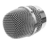FRCOLOR Microphone Metal Ball Head Replacement Mesh Cover for Bbs666 Wireless Mic, Steel Grille Microphone Accessory for Ktv and Studio Use