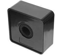 FRCOLOR Microphone Portable to Use by Interview Professional Interviewers for Shape Carry to Convenient Square Easy Black Abs Logo Stand and Reporters