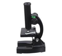FRCOLOR Microscope Adjustable Brightness Sturdy Base Precision Knobs Plastic Scientific Microscope Set for Primary and Secondary School Classroom Learning and Science Lab