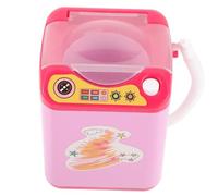 FRCOLOR Mini Electric Makeup Brush Cleaner and Sponge Washer Portable Deep Cleaning Machine for Makeup Brushes and Cosmetic Sponges Pink Without Battery Suitable for Travel and Home Use