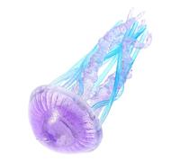 FRCOLOR Mini Simulation Jellyfish Model for Fish Tank Decoration Realistic Ocean Animal Cognitive Sturdy and Delicate Early Learning Educational Ornament for Desktop and Aquarium Display