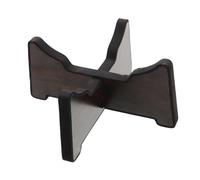 FRCOLOR Mini Wooden Ethereal Drum Rack with Rosewood Finish for 6-8 Inch Tongue Drums, Small Handpan Stand Percussion Display Holder for Musical Instruments and Concert Use