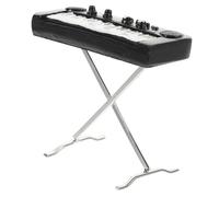 FRCOLOR Miniature Electronic Organ Model Alloy Mini Musical Instrument Decor for Dollhouse Micro Landscape DIY Home Office Hotel Table Decoration