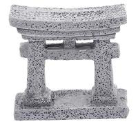 FRCOLOR Miniature Resin Japanese Gate Decor Resin Material Creative Mini House Accessory Lightweight and Compact for Dollhouse Bedroom Living Room Kitchen Display