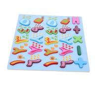 FRCOLOR Montessori Arabic Letters Puzzle for Educational Matching Game with Large Arabic Numbers Fine Motor Skill Development Early Language Learning