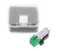 FRCOLOR Moving Magnet Turntable Cartridge for At3600l Model with Stereo Stylus Needle, Magnetic Phono Cartridge Replacement for Vinyl Record Players, Green Color Compatible with Lp Record