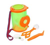FRCOLOR Multi Functional Transparent Critter Cage with Lid for Childrens Biology Observation and Storage Educational Display Kit for Bugs Jewelry Coins and Crafts Easy to Use for Outdoor