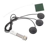 FRCOLOR Multifunctional Clip-on Guitar Pickup with Eq for Acoustic Guitar, Banjo, Violin and Mandolin - Includes Suction Cup and Tie Strap, No-drill Installation Transducer for Musical Instruments