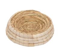 FRCOLOR Multifunctional Pet Bird Nest Natural Woven Hamster Nest Pigeon Mat Comfortable for Rabbits Guinea Pigs and Birds Natural Material Suitable for Pets Up Random Color