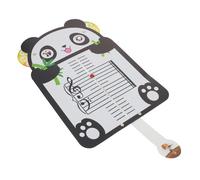 FRCOLOR Music Education Notation Cards Cartoon Panda Five-line Staff Learning Tool for Boys and Girls Beginners Rhythm Training Card Teaching Supplies