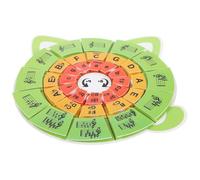 FRCOLOR Music Flashcards Circle of Fifths Learning Tool for Piano Note Theory Rhythm Training Essential Music Classroom Supplies for Beginners and Educators