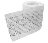 FRCOLOR Music Notes Toilet Paper Roll Christmas Tissue Rolls Merry Christmas Prints Unique Decorative Tissue