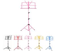 FRCOLOR Music Stand for Carrying Guitar Parts Portable Book Accessory Fully Adjustable Height Music Sheet Tripod