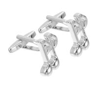 FRCOLOR Musical Note Cufflinks for Men Alloy Shirt Sleeve Buttons Unique Music Symbol Design Durable Clothing Accessories for Formal and Casual Occasions