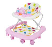 FRCOLOR Musical Walker for Boys and Girls Activity Learning to Walk Foldable Push Along Boy Girl Toy Walking Aid