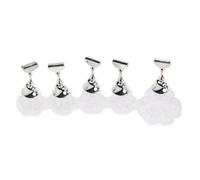 FRCOLOR Nail Art Display Stand for Nail Salons Nail Schools Nail Artists 1 Set of Nail Practice Holder Acrylic Resin Nail Rack